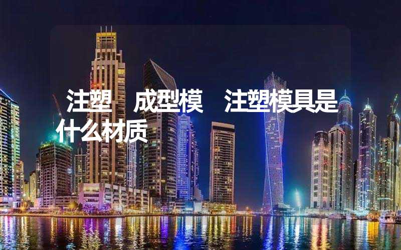 注塑 成型模 注塑模具是什么材质